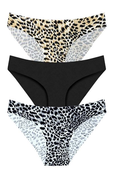 Newlilla 301 Nahtloses Laser-Bikini-Höschen für Damen, Packung 301-v1