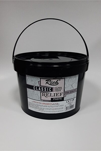 Rich Rölyef Pasta 3,5 Kg Beyaz