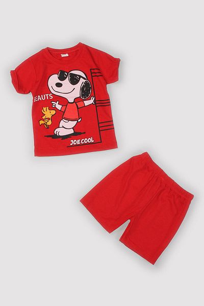 Peki Buy 5 Pay 4 Summer Baby Boy Jersey Cotton Narrow Fit Puppy Set 2 Piece T-shirt Sorted 14642