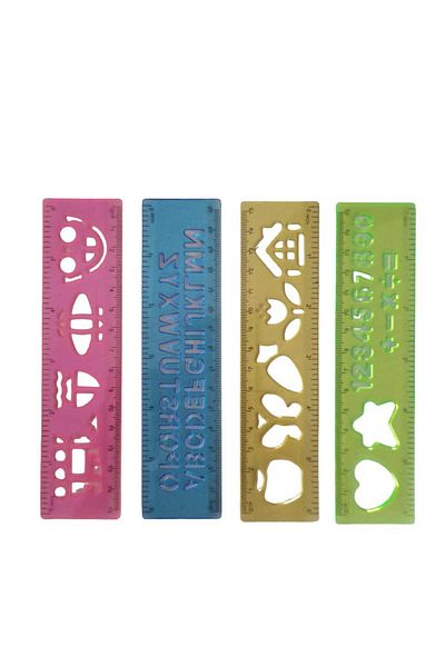 Hureggo 4-Piece Template Ruler Set