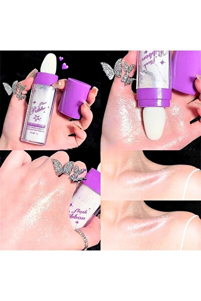 Lesvip's Vücut Simi Body Sparkles Pırıltılı Sim, Yüz Vücut Aydınlatıcı Parlatıcı Toz Sim