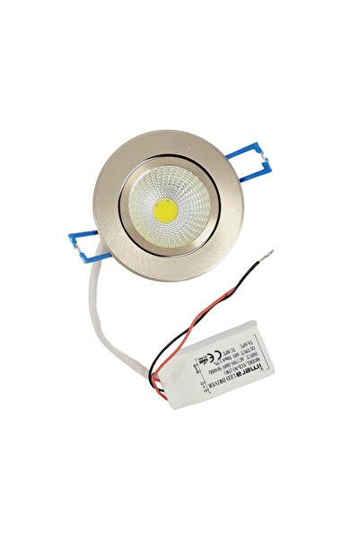 Festival Mobilya 5 WATT LED SPOT TRAFOLU SATEN KASA BEYAZ IŞIK (YCE-N5) ( 2 A...