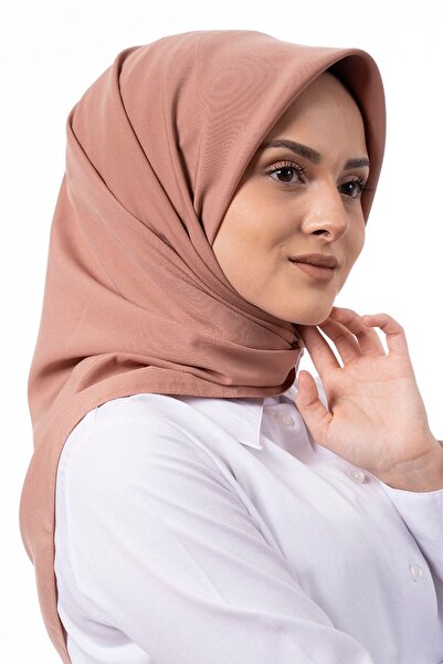 Kadınbona Внесен 100% луксозен копринен шал Medina в цвят праскова