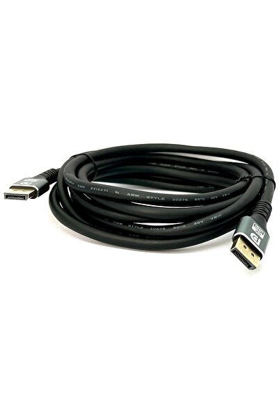 boblov 3 Metre 8k Displayport Kablo 1.4v 8k@60hz Display Port To Display Port Cable 4k144hz/2k165hz/ 240hz