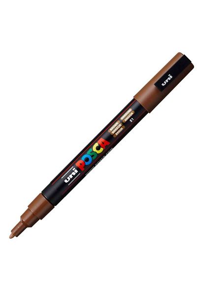 Uni Pc-3M 0.9-1.3mm Brown Posca Marker