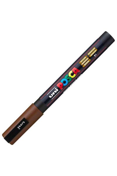 Uni Pc-3M 0.9-1.3mm Brown Posca Marker