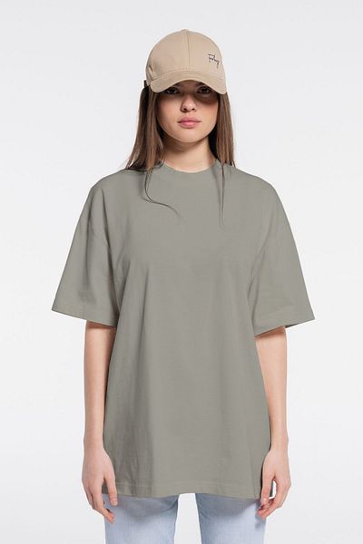 Friday Offset Ανοιχτό πράσινο Extra Oversize Γυναικείο T-Shirt - 100% βαμβάκι, Crew Neck