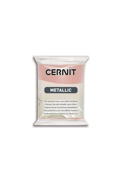 Cernit Rose Gold Metallic Polymer Clay - 56 g