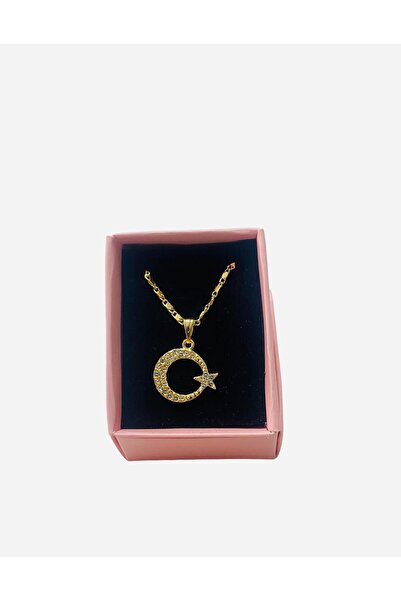 Judas Takı Zirkon Taşlı Şanlı Ay Yıldız Kolye