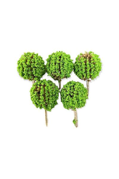Jordania Model 1200 Scale Ball Tree 3.6 cm 5 Pcs Dark Green Nta216-42