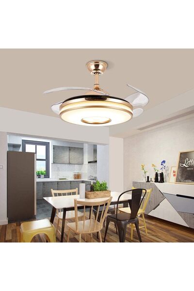 End Gizli Kanat Dekoratif Tavan Vantilatörü