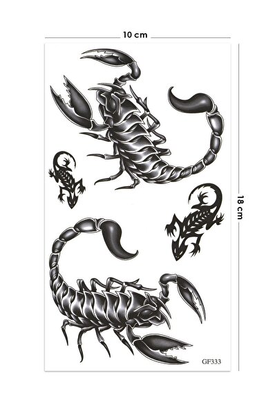 BP Tattoo Akrep Geçici Dövme Unisex Tattoo