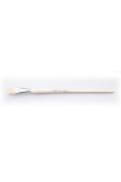 Pebeo Series 258F - Plain White Bristle Bristle Brush No18