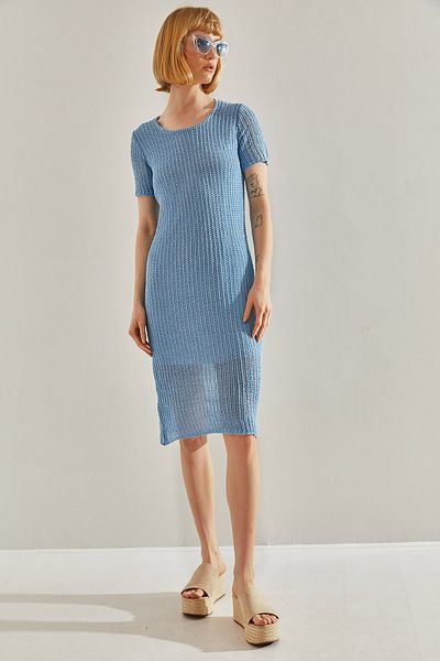 Bianco Lucci Rochie de damă căptușită din tricotaj - 20246122