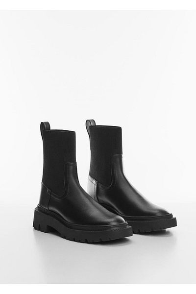 MANGO Woman Sockenstiefel mit dicker Sohle