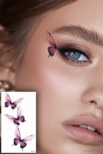 BP Tattoo Smooth 3 Boyutlu Mini Kelebek Dövmesi