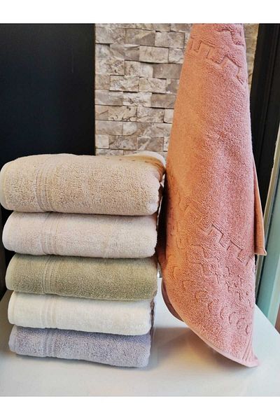 Nurpak Set prosoape de mână etnice 6 buc 50x90 cm 100% bumbac serie specială Bumbac pur