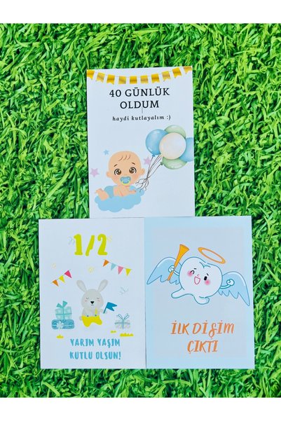 PharMete Baby&Kids Baby Memory Cards Turkish & English Baby Boy