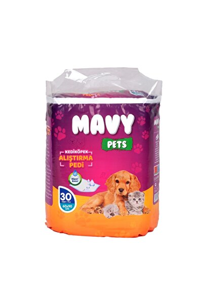 Mavvell وسادة تبول للقطط والكلاب من مافي بيتز، مقاس 60 × 90 سم، عبوة من 30 قطعة