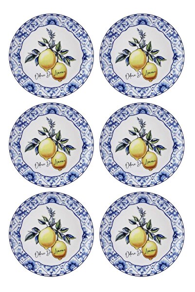 The Mia Odore Di Limone Servis Tabağı 6lı Set 26 cm ODL003