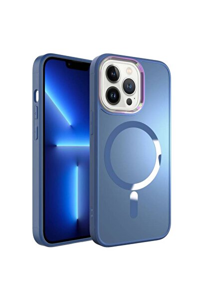 Apple iPhone 14 Pro Max Kılıf Magsafe Wireless Şarj Özellikli Zore Stil Kapak