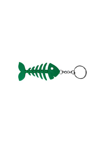 Tesseract Green Animated Anchor Keychain
