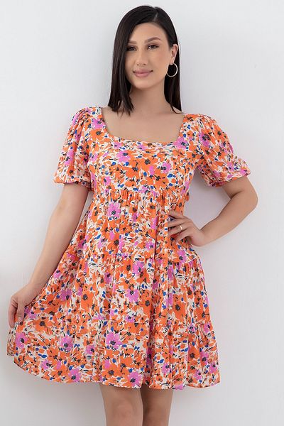 PULLIMM Rochie din viscoză cu cravată la spate - 866-3016