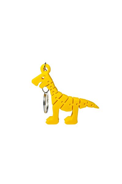 Tesseract Yellow Diplo Movable Keychain
