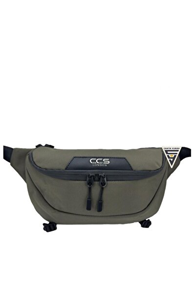 ÇÇS Лондон 31412 - XL Великий хакі поясний рюкзак з двома кишенями