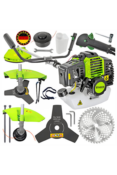 BÖHRER Yan Tipi Benzinli 52cc Lxt 2.4 Kw 3 Hp Ot Çalı Çim Biçme Makinesi Yan ...