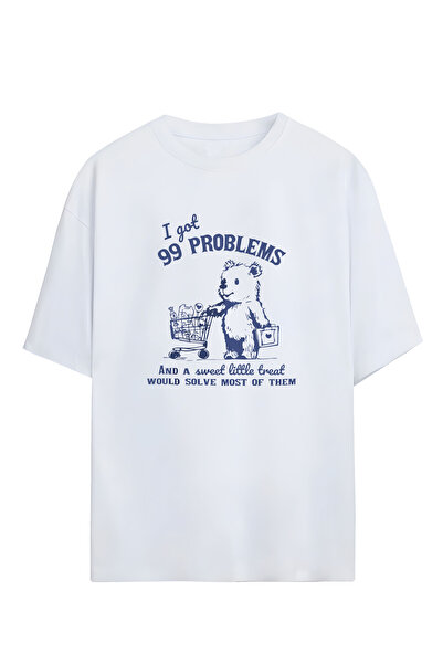Adrift Tricou supradimensionat unisex 99 Problems - Proiectat