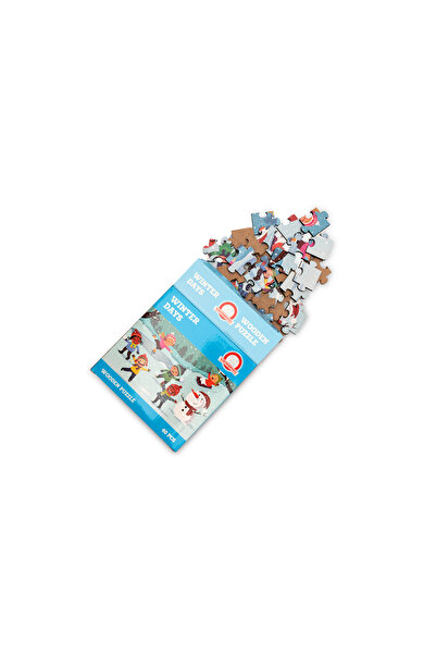 Hopiers لغز خشبي لأيام الشتاء للأطفال من مارفلز 40 قطعة
