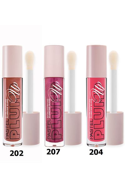 Pastel New Set of 3 Plump Up Plumping Shine - 202-204-207