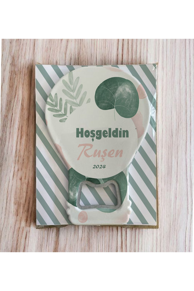 Hediyelen Yenidoğan Bebek Hediyesi Balon Açacak Magnet Baby Shower Hediyesi 3...