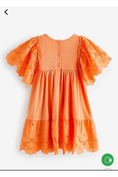 minibambi Rochie din bumbac scoici pentru fete