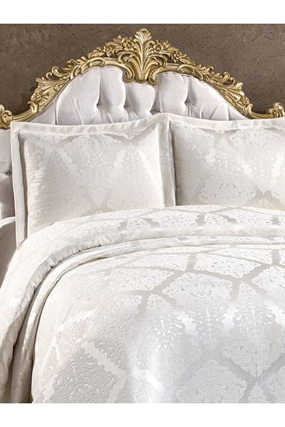 Solinas Collection Classy Cream Double Chenille Pique Bedspread