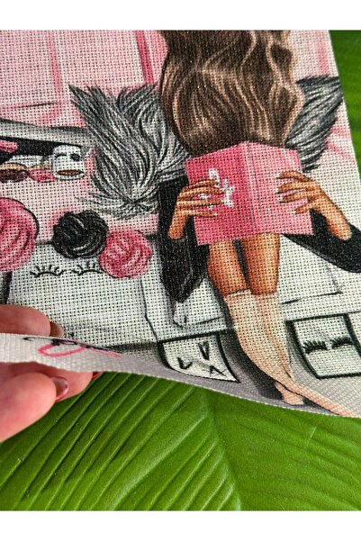 Gönülden Tasarım HASIR Tanka tkanina - Armadik šivaća aplikacija sa slikom de...