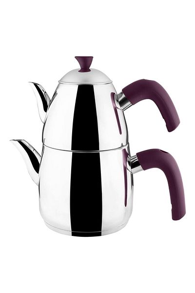 FMS Black Steel Teapot Fairy Tale - Medium Size