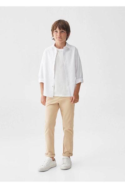 MANGO Kids Παντελόνι Chino Cotton