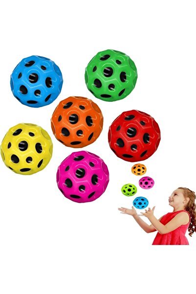 KIRTASİYEM Zıplayan Top Moon Ball 3 Yaş Ve Üzeri Çocuklar Için Boyut: 6,3 Cm Kedi Köpek Oyuncağı