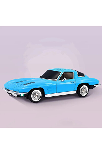 Coverzone Kablosuz Hoparlör Bluetooth Retro 1963 Chevrolet Corvette Klasik Ar...