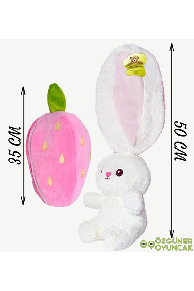Çiçekçi Tv Pababo Plush Strawberry Rabbit