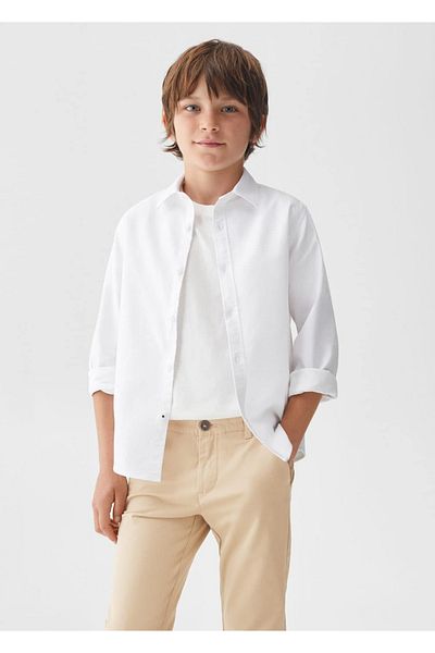 MANGO Kids Παντελόνι Chino Cotton
