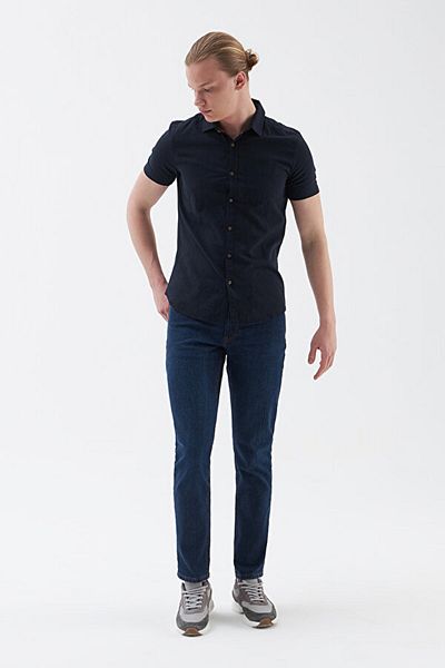 Loft Lf 2024492 Navy M πουκάμισο