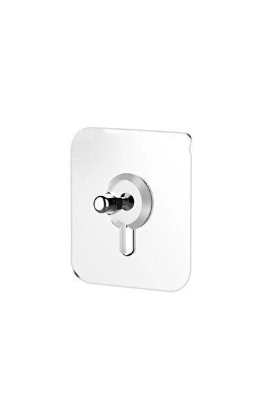 Microcase Güçlü Plastik Yapışkanlı 10mm Hanger Vidalı Eşya Ürün Raf Tutucu As...