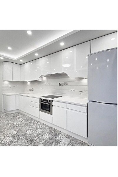 mandalin enjoy MUMU Dolap Kaplama Folyosu Parlak Beyaz 52cmx6mt Lake Görünüm Kendinden Yapışkanlı