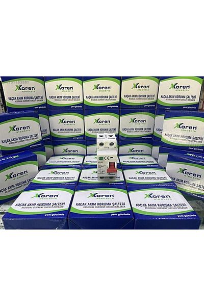 xkoren 3 قطع XKOREN 2P 40 30 MA مرحل تيار التسرب (MONOPHASE)