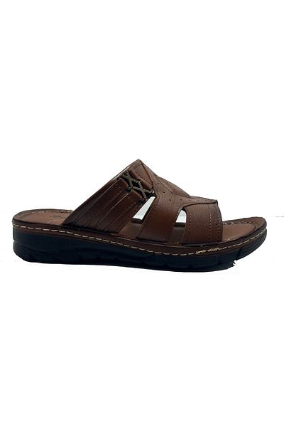 Polero 753033 Ανδρικές Παντόφλες Casual Μοντέλο Καφέ Χρώμα