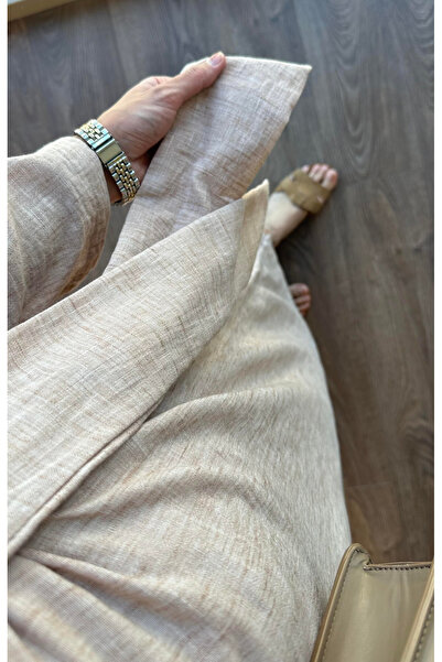 My Blog Mink színű szoknyás öltöny szett nyakkendővel