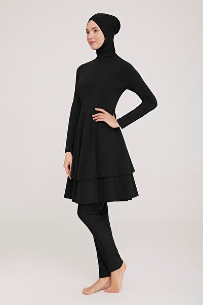 ZF BUTİK Hijab-Badeanzug – Lycra und vollständig bedeckt, 4-teiliges Set